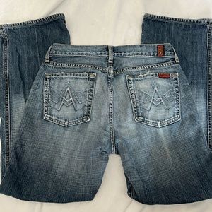 7 For All Mankind “A-Pocket” Straight Leg Jeans